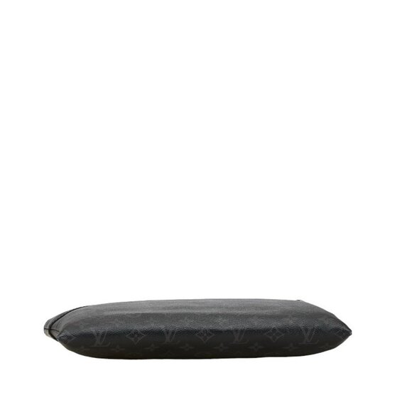 LOUIS VUITTON Black Monogram Leather Pouch - Picture 4 of 10